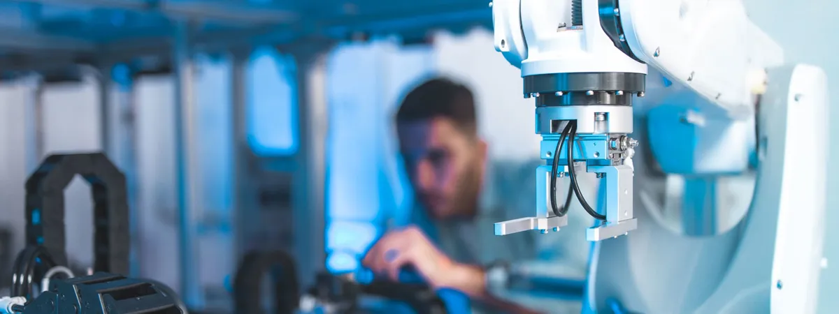 Industrieroboter Im Einsatz Industrieroboter Im Einsatz