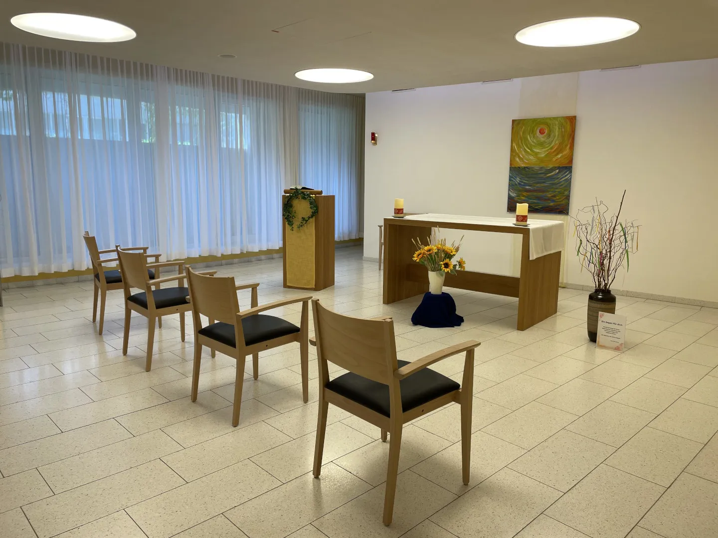 Andachtsraum der AUVA-Gesundheitseinrichtungen in Wien Meidling Andachtsraum der AUVA-Gesundheitseinrichtungen in Wien Meidling