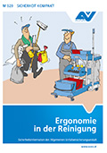 Titelbild des Merkblattes "M 920 Ergonomie in der Reinigung"