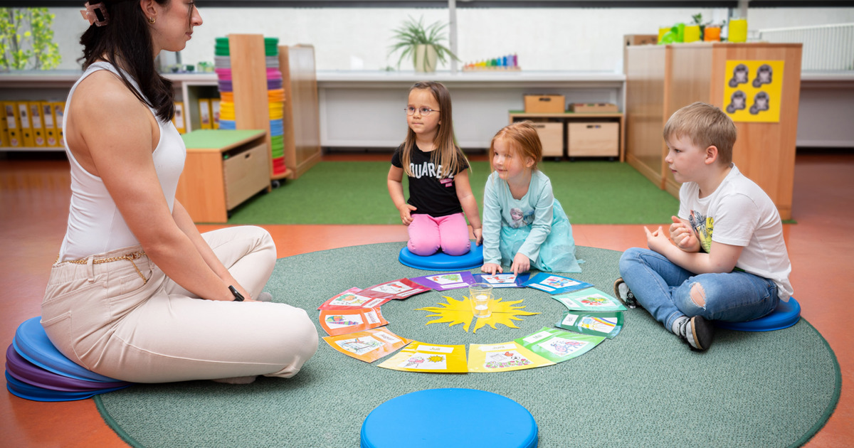 Ergonomisches Arbeiten im Kindergarten