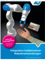 Titelbild des Merkblattes "M.plus 940 Integration kollaborativer Robotikanwendungen" Titelbild des Merkblattes "M.plus 940 Integration kollaborativer Robotikanwendungen"