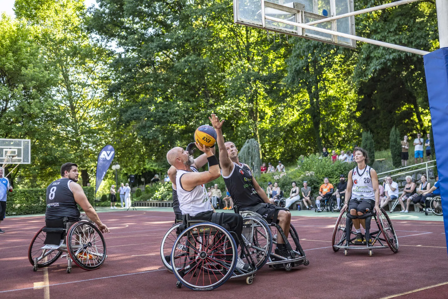 Rollstuhlbasketball im Rahmen des Sportfestes der RK Tobelbad Rollstuhlbasketball im Rahmen des Sportfestes der RK Tobelbad