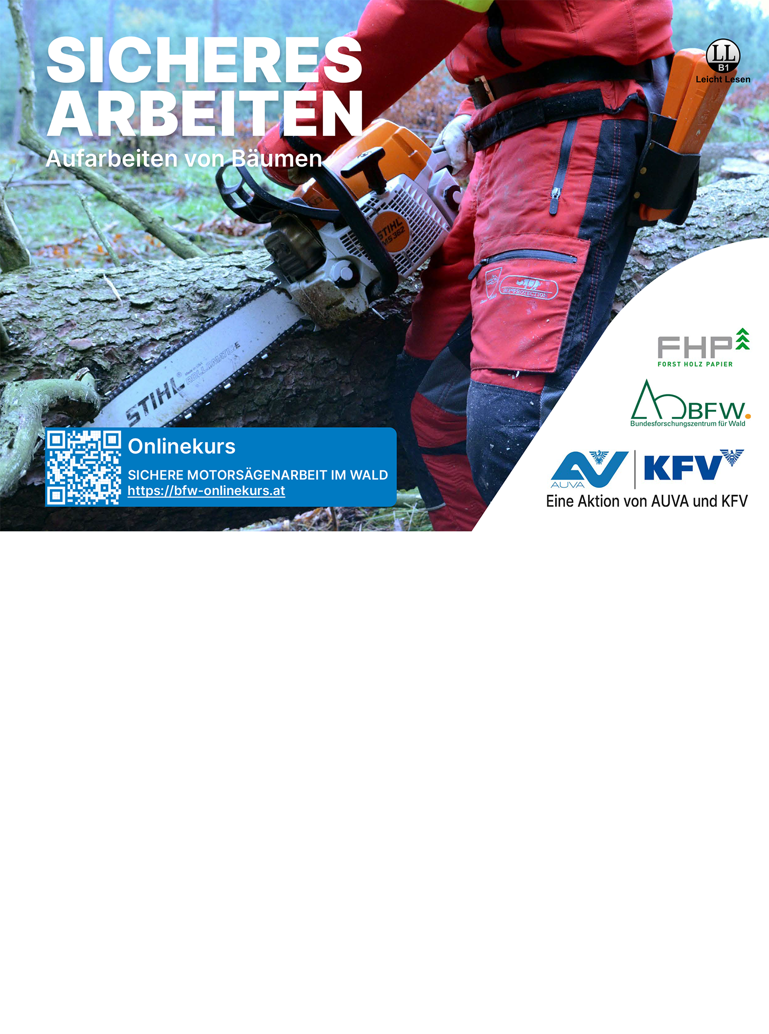 Cover: Sicheres Arbeiten – Aufarbeiten von Bäumen Band 3 