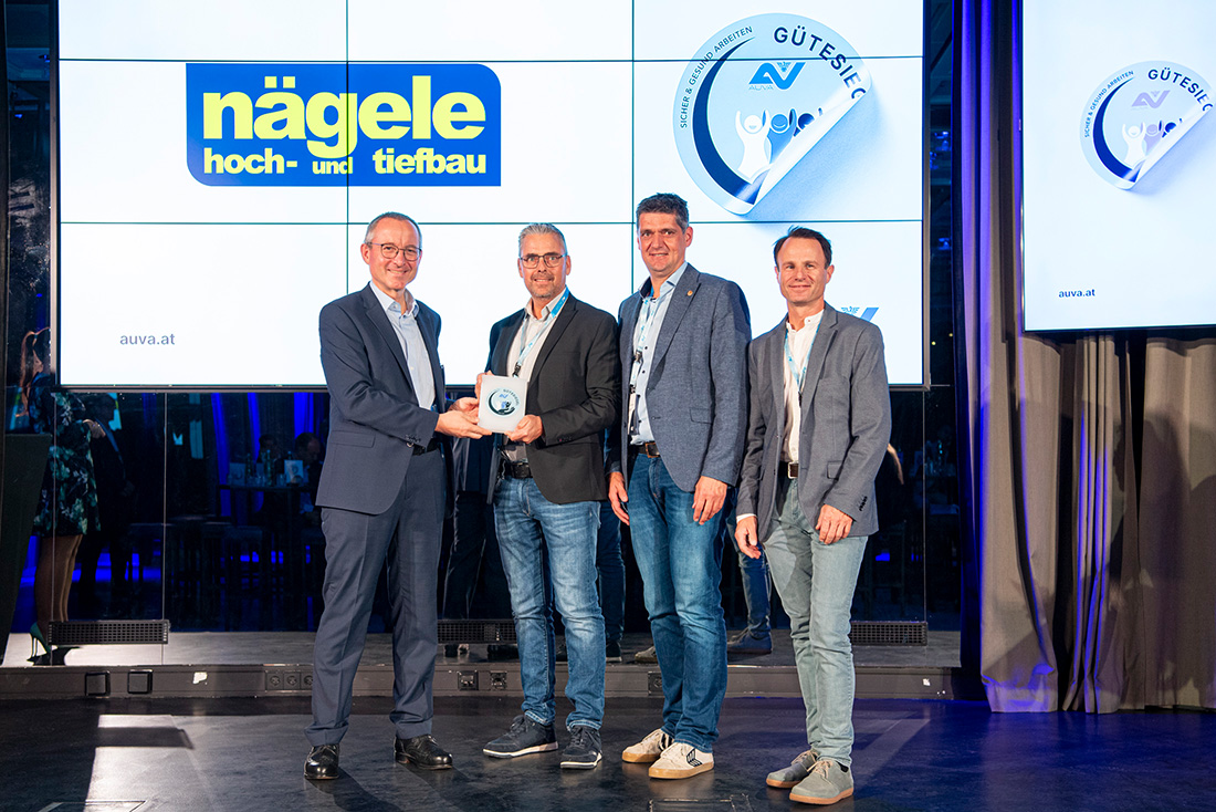 AUVA-Gütesiegel Verleihung 2024