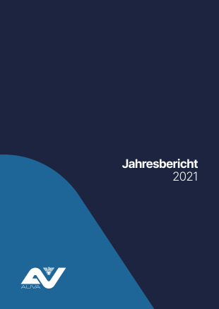 Titelblatt des AUVA-Jahresberichts 2021
