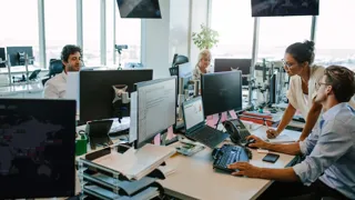 Arbeitsumgebung Großraumbüro als möglicher Belastungsfaktor