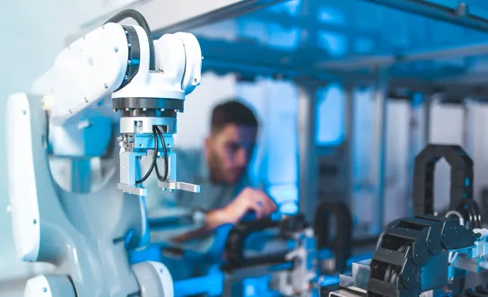 Industrieroboter im Einsatz Industrieroboter im Einsatz