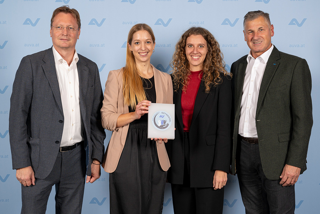 AUVA-Gütesiegel-Verleihung 2024