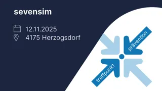 Treffpunkt.Prävention OOE Sevensim treffpunkt.prävention-Terminankündigung für 12.11.2025