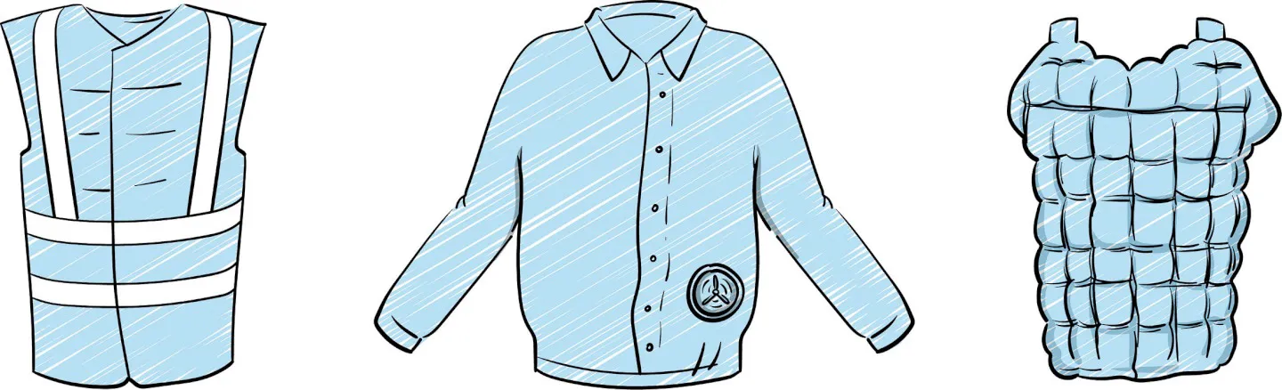 Bsp Kuehltextilien B 1440 Credit Auvavervievas Illustration von Kühltextilien