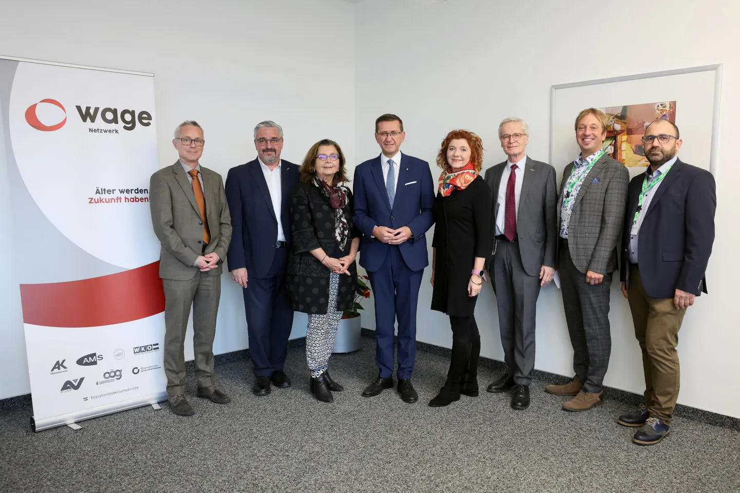 Gruppenbild anlässlich des 20-Jahre-Jubiläums des WAGE-Netzwerkes Gruppenbild anlässlich des 20-Jahre-Jubiläums des WAGE-Netzwerkes