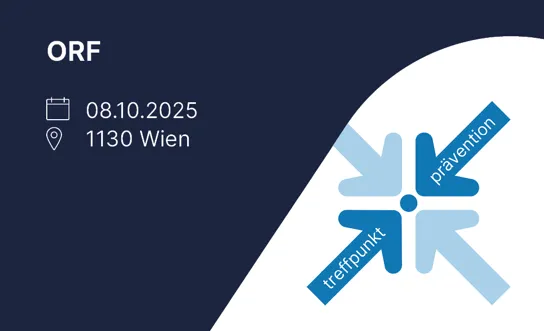 Treffpunkt.Prävention ORF Key-Visual zur AUVA-Veranstaltung treffpunkt.prävention