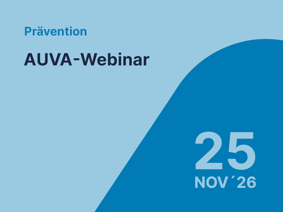 Ankündigung AUVA-Webinar 2026-11-25