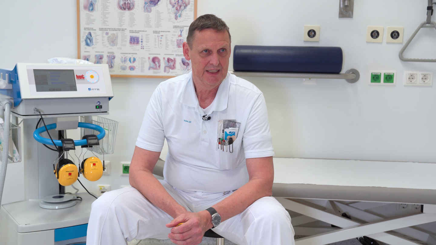 Schnappschuss aus dem Video über den ärztlichen Bereich im RZ Häring