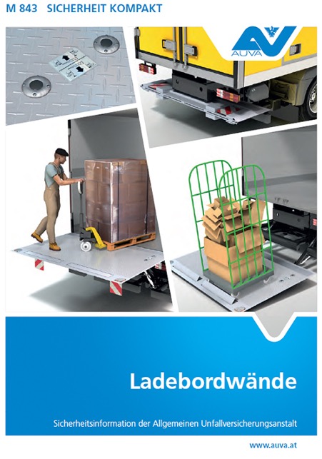 Titelbild des Merkblattes "M 843 Ladebordwände"