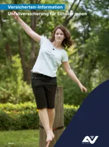Titelblatt der Broschüre Versicherten Information Unfallversicherung Für SchülerInnen Titelblatt der Broschüre Versicherten Information Unfallversicherung Für SchülerInnen
