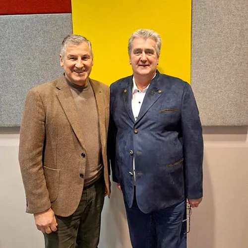 Landesstellenausschuss Wien PA 2025 01 24 (c) AUVA Karl Kuta Vorsitzender Peter Engelbrechtsmüller und Vors.-Stv. Wolfgang Birbamer des AUVA-Landesstellenausschusses Wien