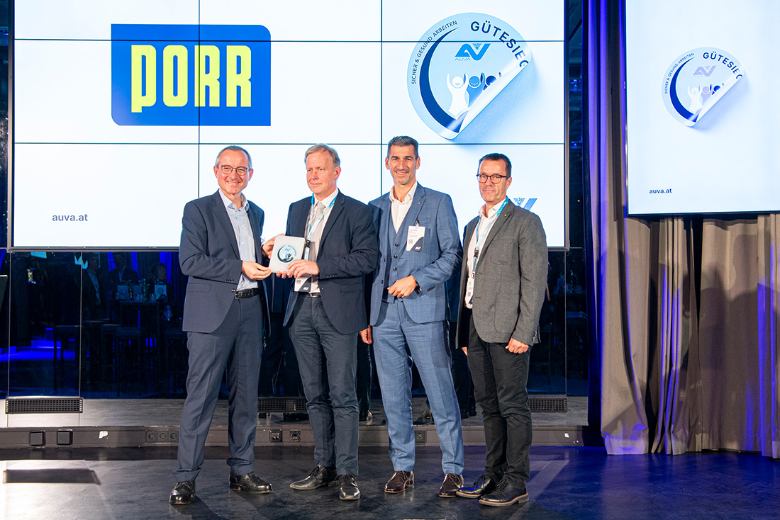 AUVA-Gütesiegel-Verleihung 2024