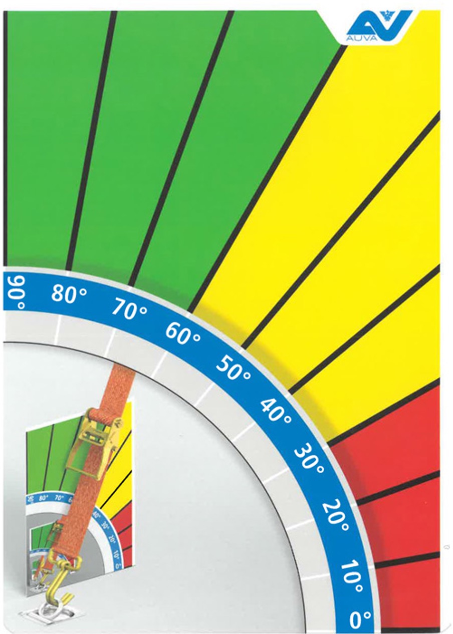 Ladungssicherung im Straßenverkehr - Winkelmesser