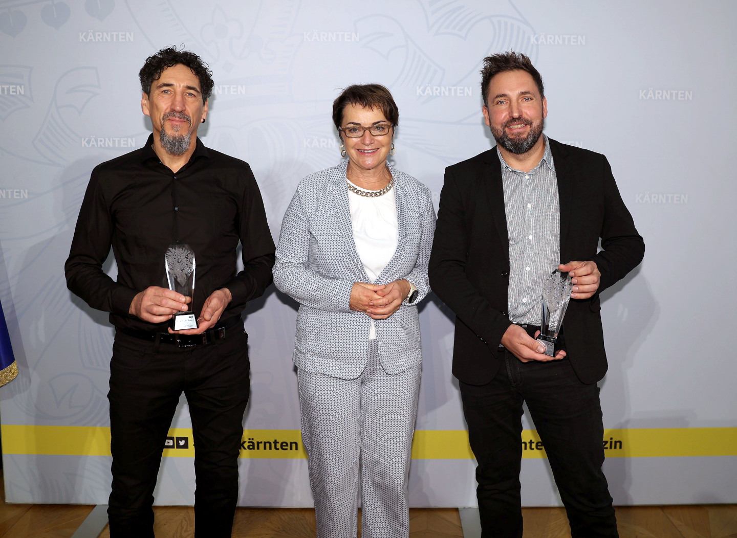 Michael Trupp, LR.in Beate Prettner, Thomas Egger.