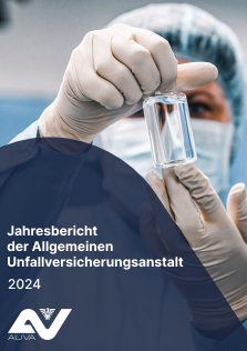 Titelblatt des AUVA-Jahresberichts 2024