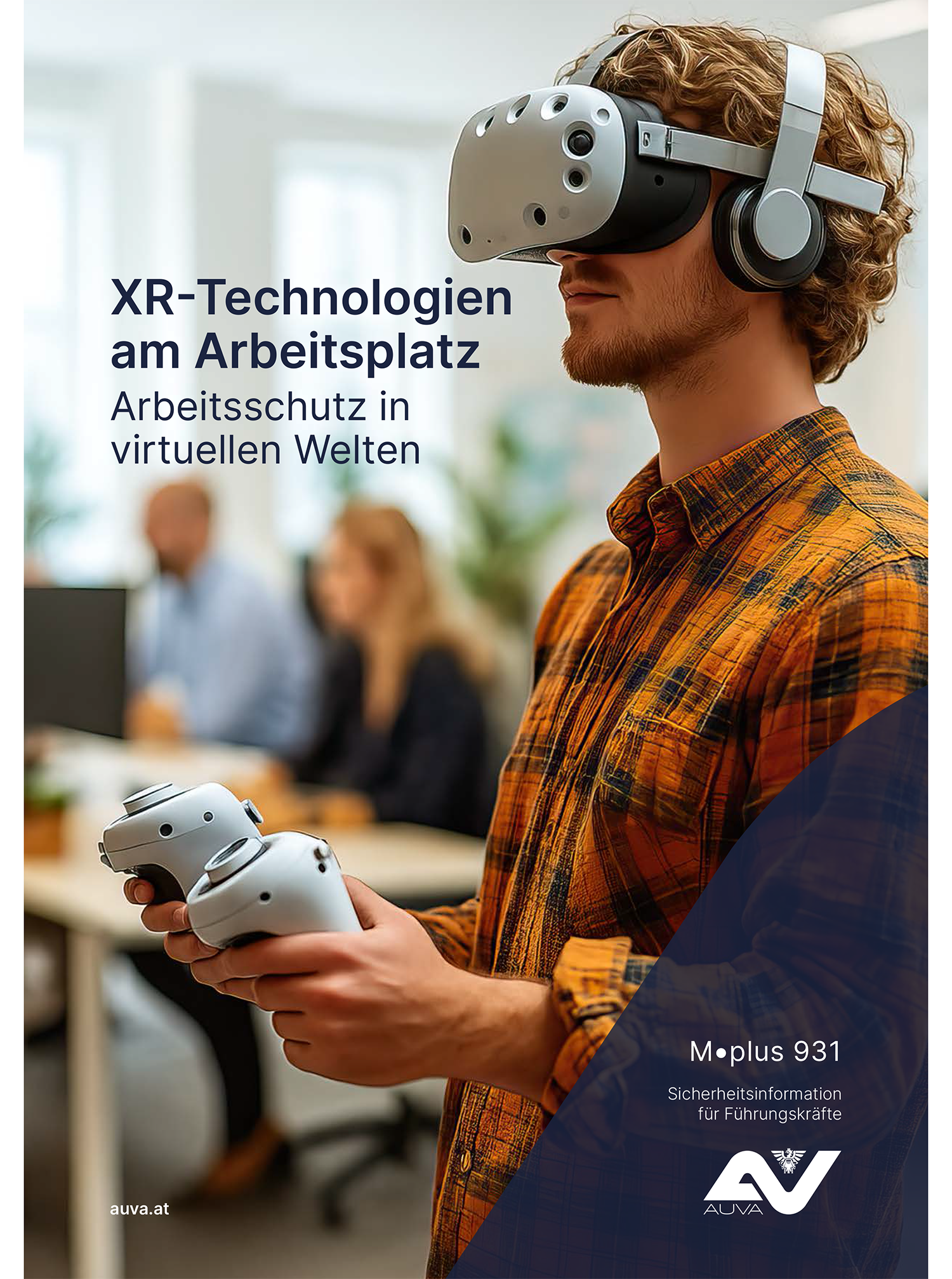 Titelbild des Merkblattes "M.plus 931 XR-Technologien am Arbeitsplatz"