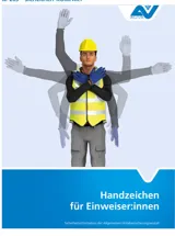 Titelbild des Merkblattes "M 203 Handzeichen für Einweiser" Titelbild des Merkblattes "M 203 Handzeichen für Einweiser"