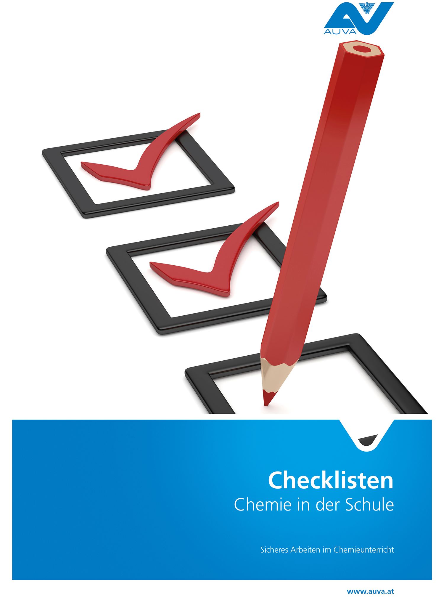 Titelbild der Checkliste "Chemie in der Schule"