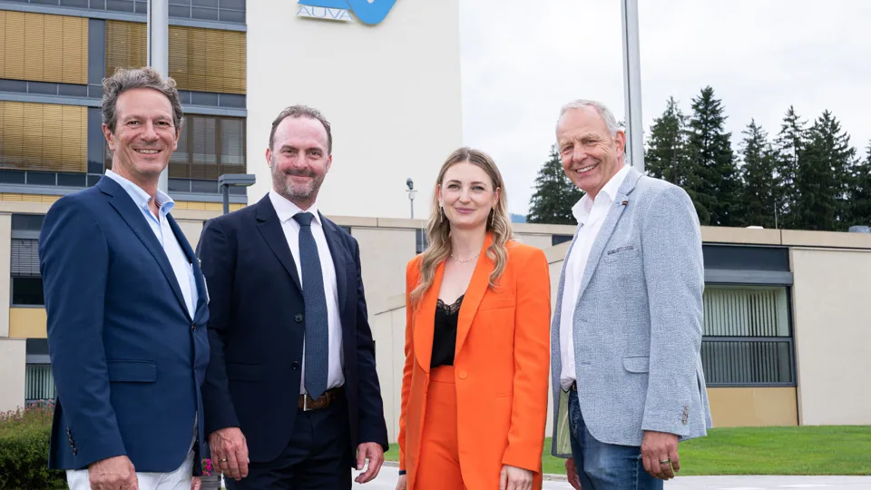Prim. Dr. Wolfgang Marth, AUVA-Generaldirektor Alexander Bernart, Mag.a Agnes Schöchl, Josef Steiner, MSc